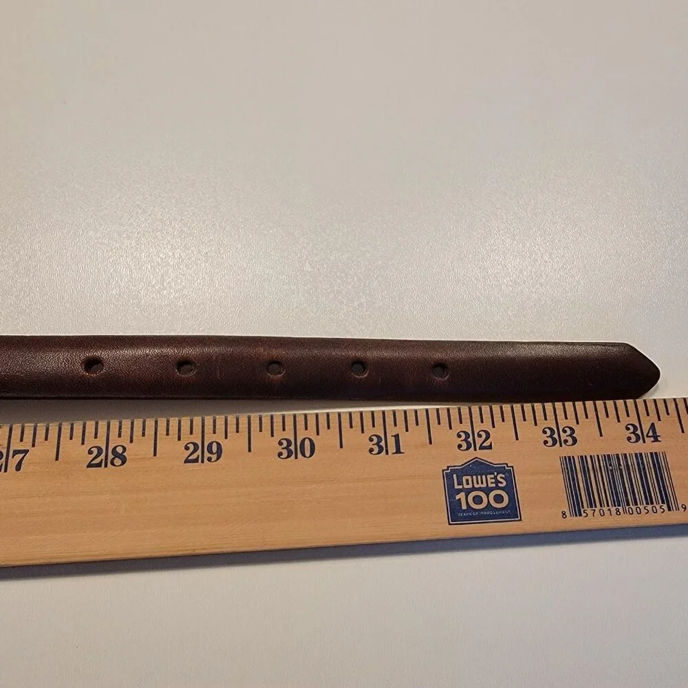 Vintage Ritz‎ Belt Women Size M Leather Buckle Skinny Accessory Collection